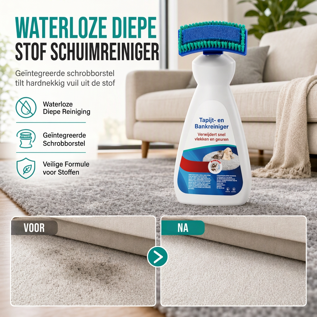 Waterloze reiniger voor textiel en tapijt – productafbeelding