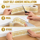 Zelfklevende decoratieve wandrand – productafbeelding