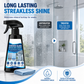Spray voor doucheglas met doek – productafbeelding