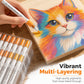 Acrylmarkers met flexibele penseelpunt – productafbeelding