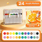 Acrylmarkers met flexibele penseelpunt – productafbeelding