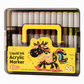 Acrylmarkers met flexibele penseelpunt – productafbeelding