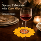 Bloemvormige placemat en onderzetter – productafbeelding