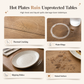 Bloemvormige placemat en onderzetter – productafbeelding
