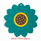 Bloemvormige placemat en onderzetter – productafbeelding
