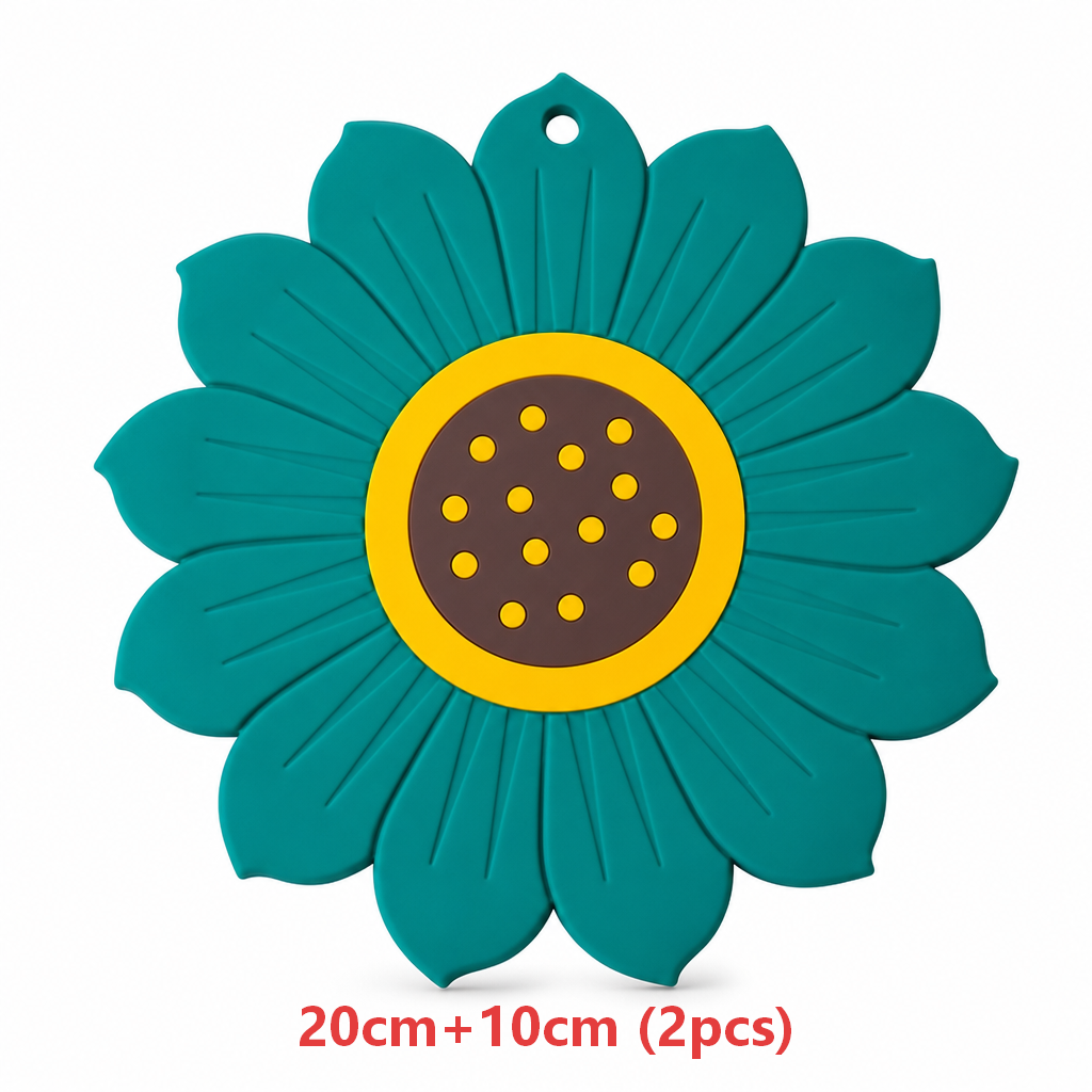 Bloemvormige placemat en onderzetter – productafbeelding