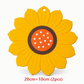 Bloemvormige placemat en onderzetter – productafbeelding