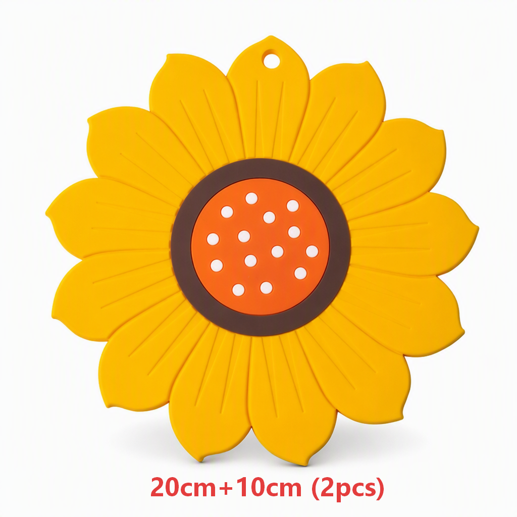Bloemvormige placemat en onderzetter – productafbeelding
