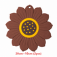 Bloemvormige placemat en onderzetter – productafbeelding