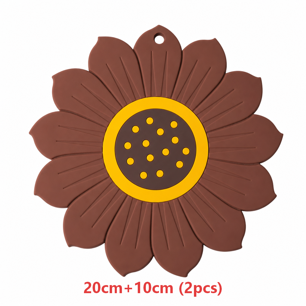 Bloemvormige placemat en onderzetter – productafbeelding