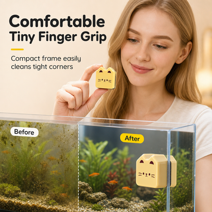 Magnetische aquariumruitreiniger – productafbeelding