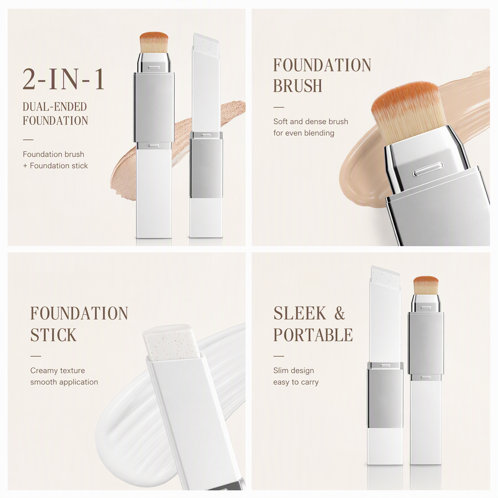 Foundationstick met blendingapplicator – productafbeelding