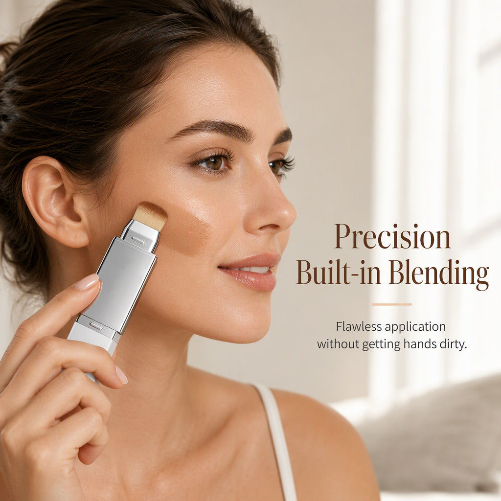 Foundationstick met blendingapplicator – productafbeelding