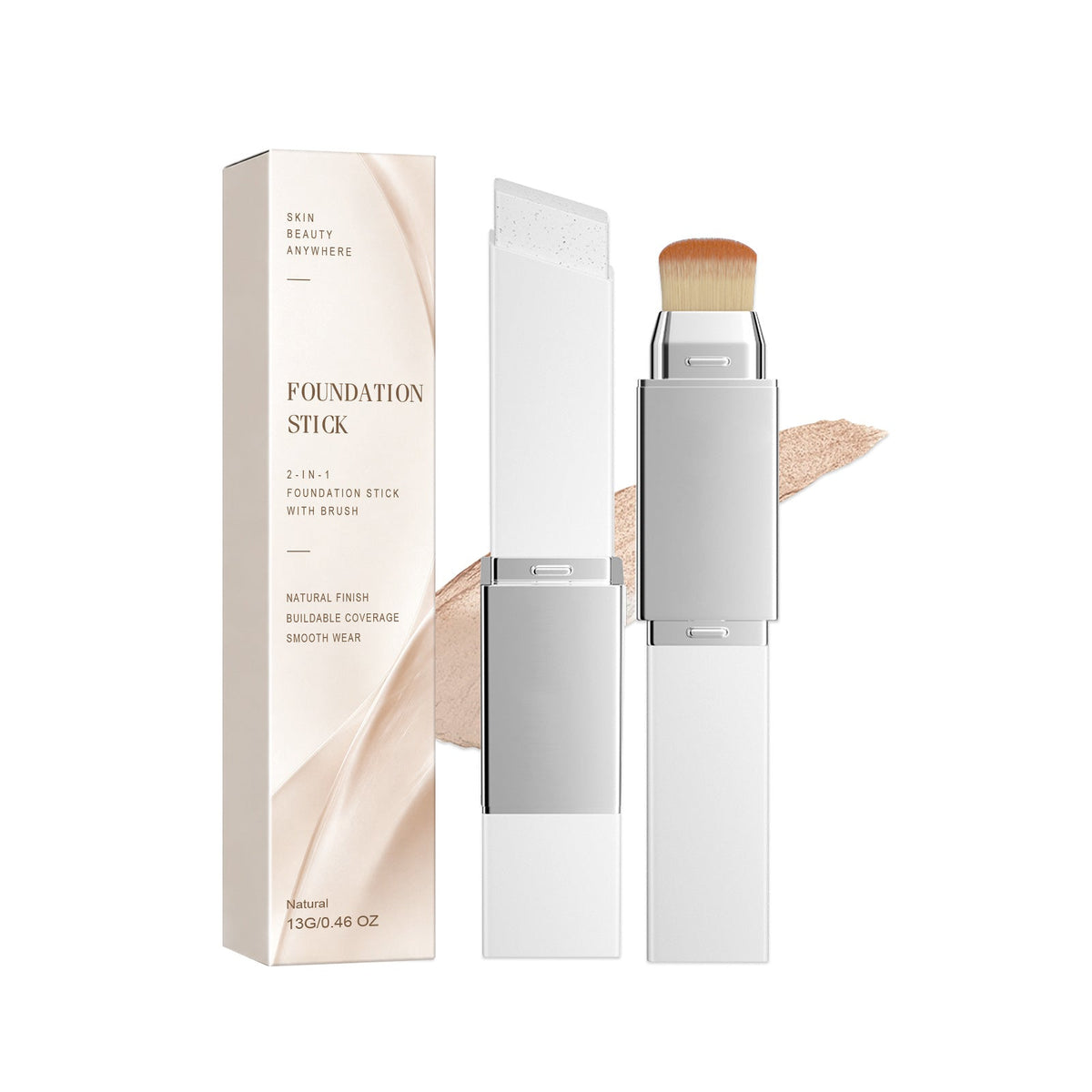 Foundationstick met blendingapplicator – productafbeelding