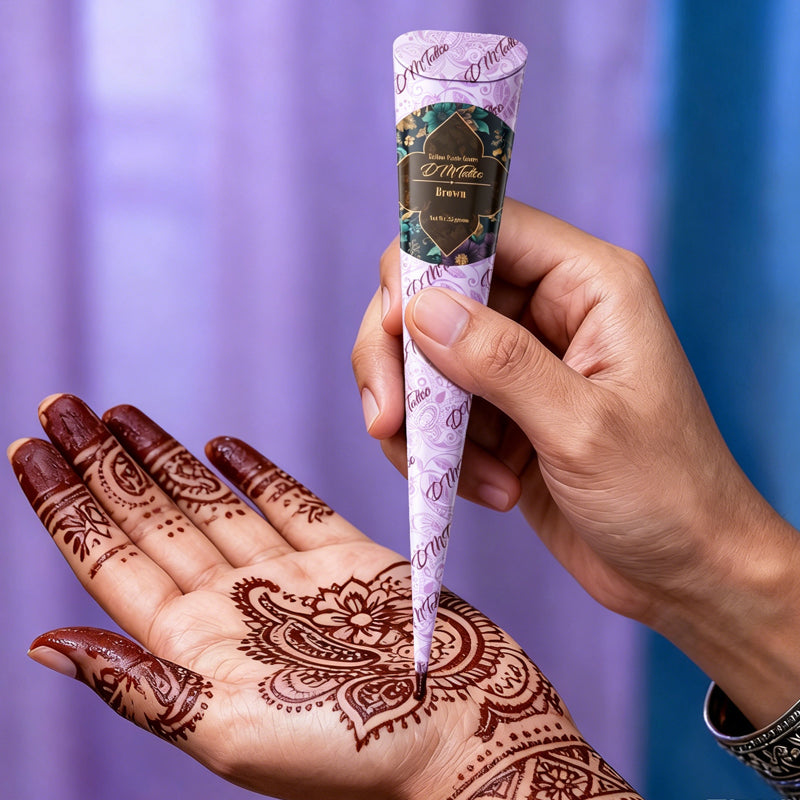 Henna-set voor tijdelijke lichaamsdecoratie – productafbeelding