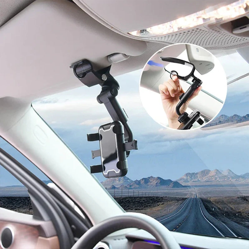 Verstelbare telefoonhouder voor in de auto – productafbeelding