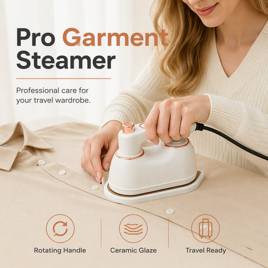 Handstomer en strijkijzer voor kleding – productafbeelding
