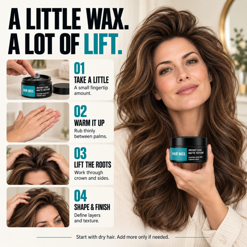 Matte haarwax of stylingklei – productafbeelding