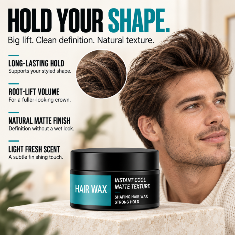 Matte haarwax of stylingklei – productafbeelding