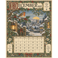 Geïllustreerde wandkalender 2027 – productafbeelding
