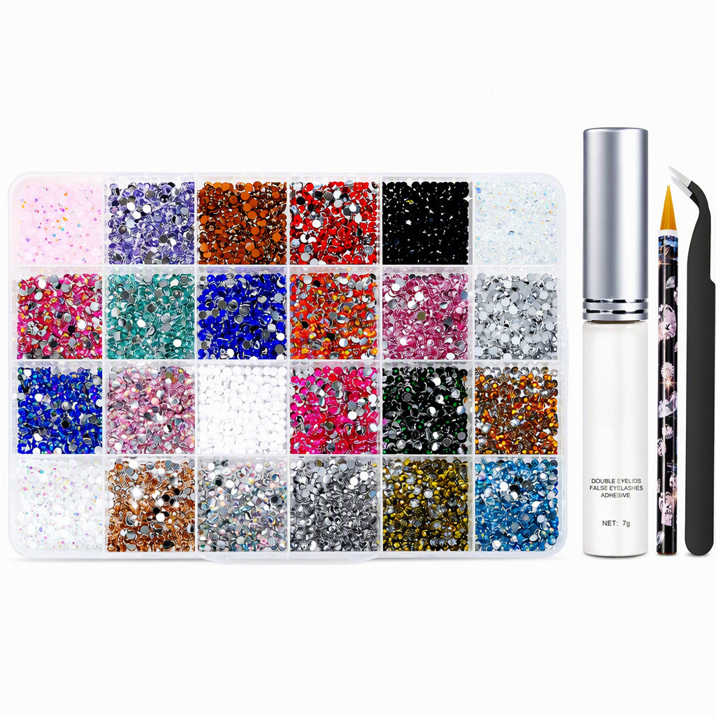 Strass-steentjesset voor nagelkunst – productafbeelding