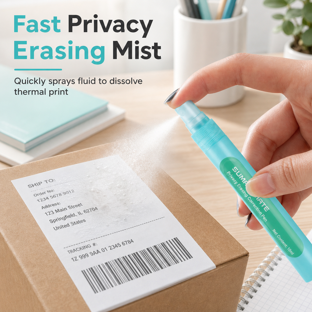 Privacy-Spray met Pakketopener – productafbeelding