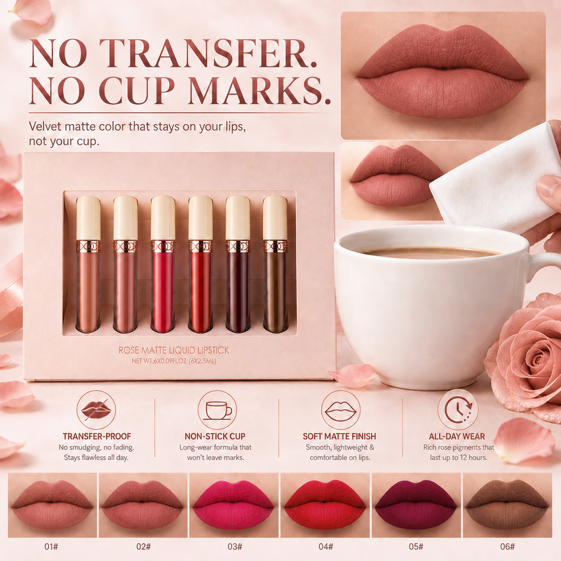 Vloeibare lipstick met matte finish – productafbeelding