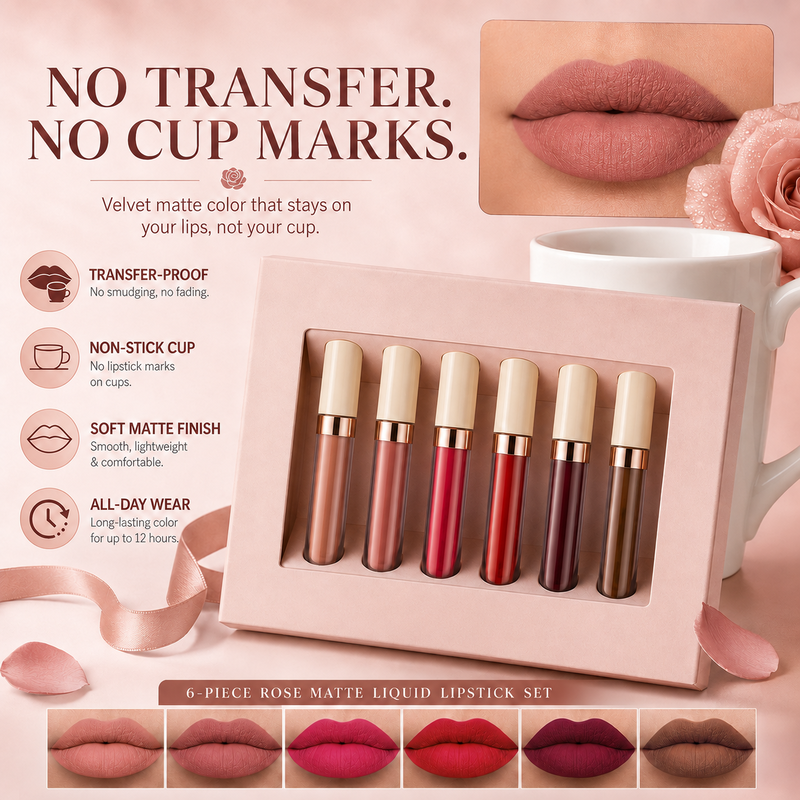 Vloeibare lipstick met matte finish – productafbeelding