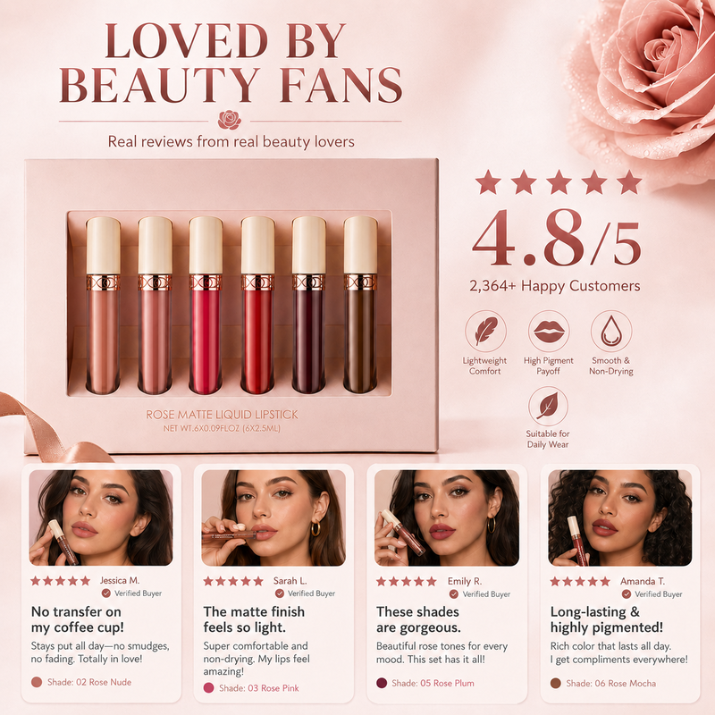 Vloeibare lipstick met matte finish – productafbeelding