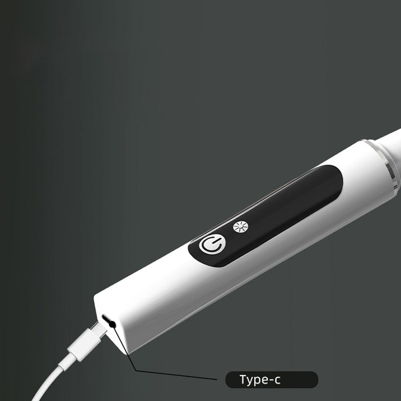 Oplaadbaar tandreinigingsapparaat met ledlicht – productafbeelding