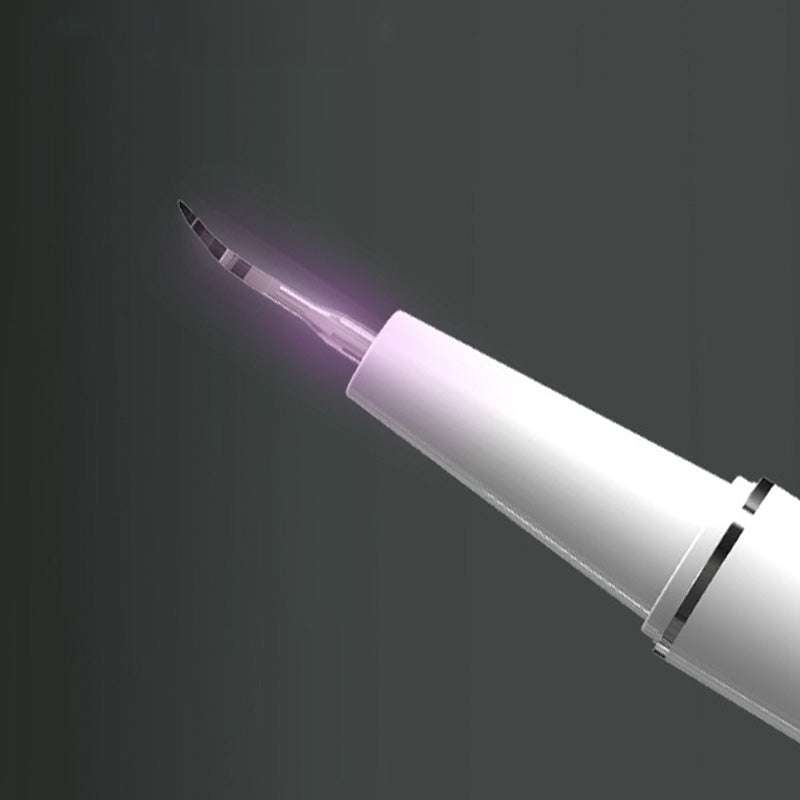 Oplaadbaar tandreinigingsapparaat met ledlicht – productafbeelding