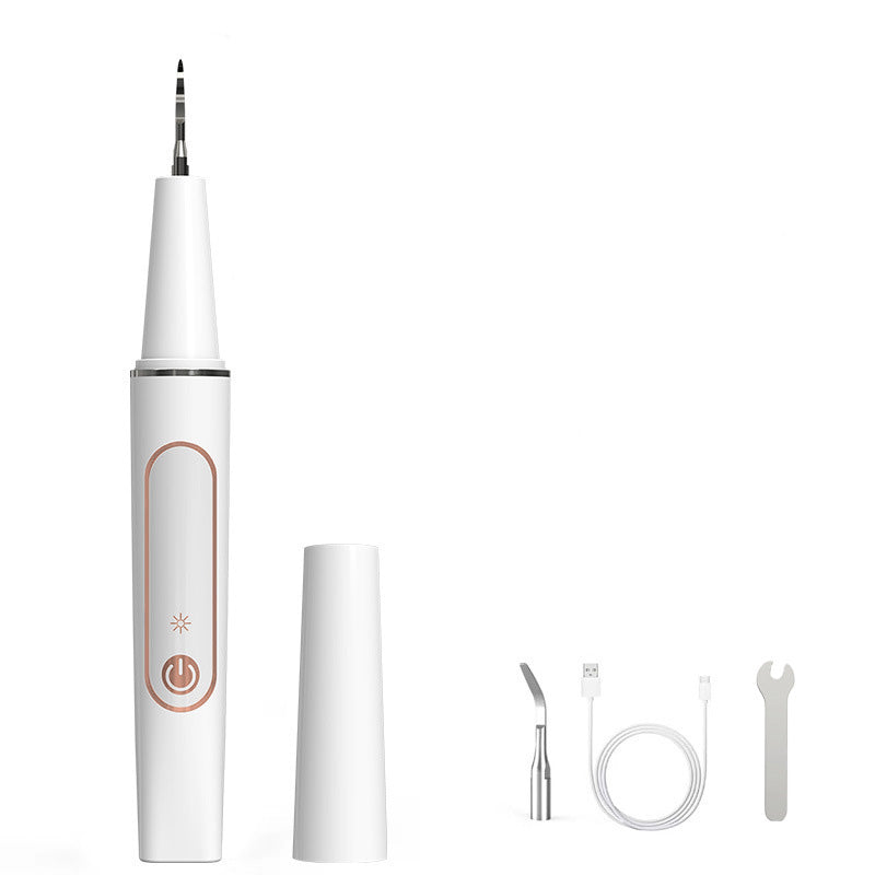 Oplaadbaar tandreinigingsapparaat met ledlicht – productafbeelding
