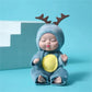 Mini-Babypoppenset met Dierenoutfits – productafbeelding