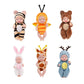 Mini-Babypoppenset met Dierenoutfits – productafbeelding