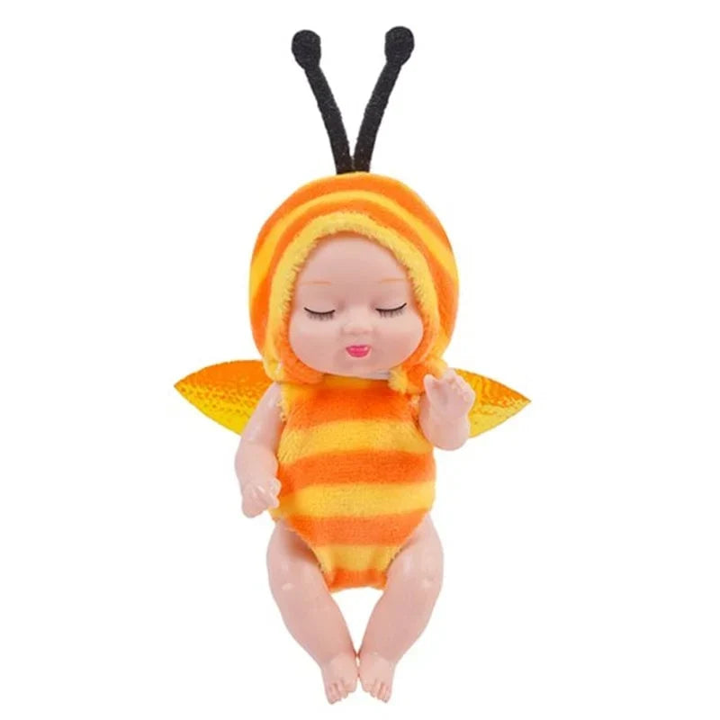 Mini-Babypoppenset met Dierenoutfits – productafbeelding