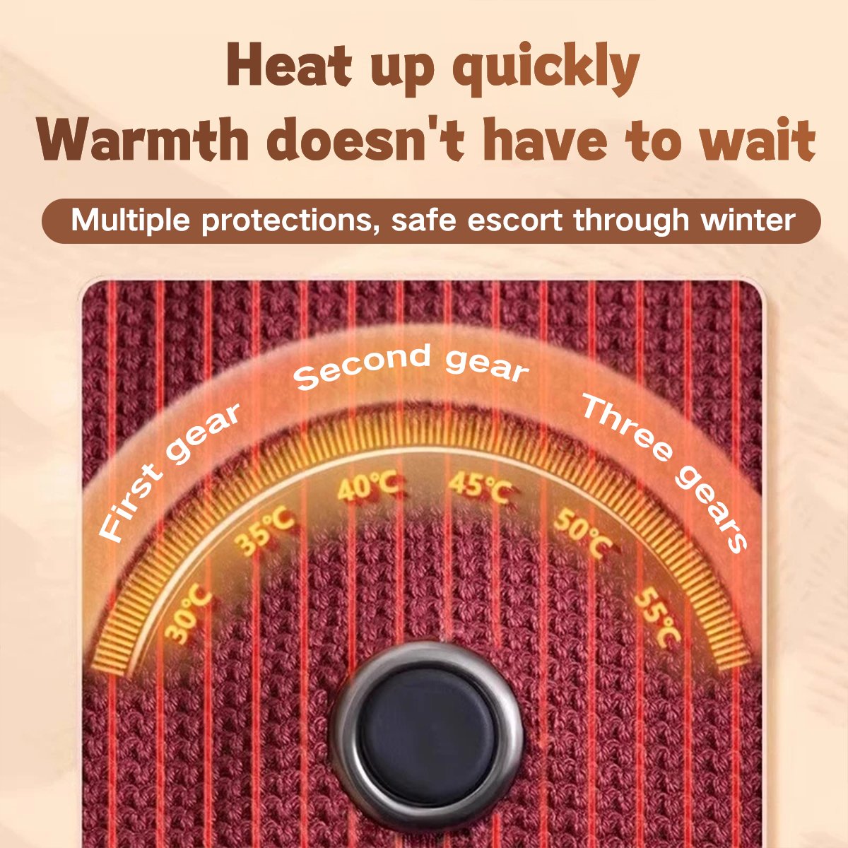 Oplaadbare Elektrische Warmtedeken en Sjaal – productafbeelding