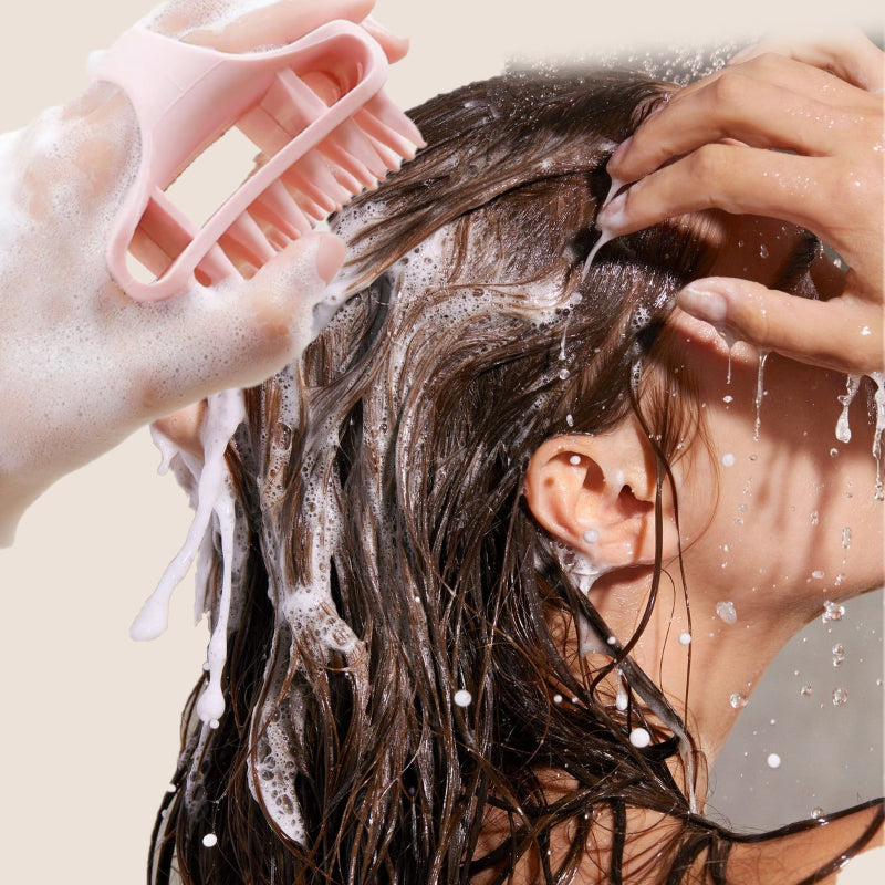 Siliconen Hoofdhuidmassageborstel – productafbeelding