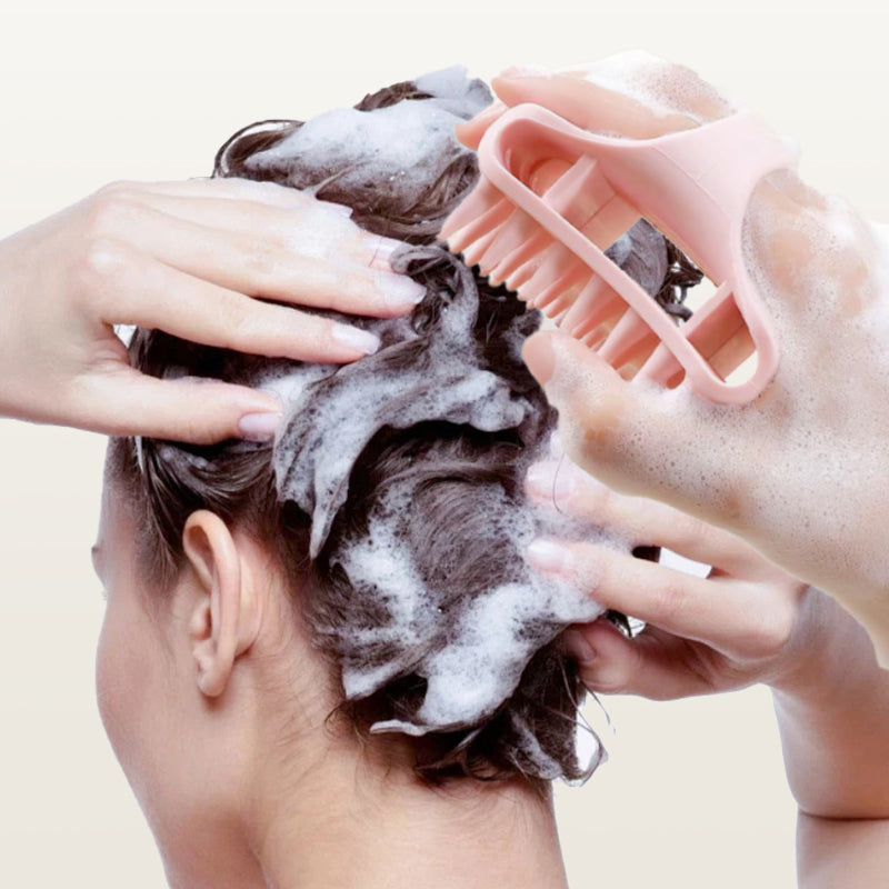 Siliconen Hoofdhuidmassageborstel – productafbeelding