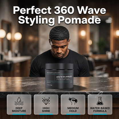 Waterbasis Pomade voor Waves – productafbeelding