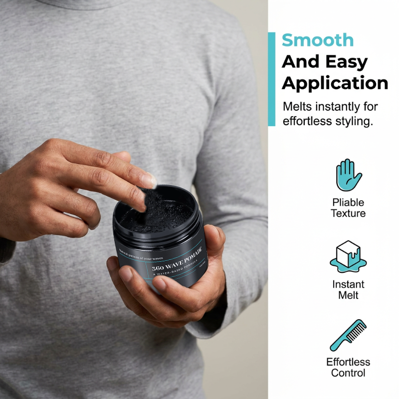 Waterbasis Pomade voor Waves – productafbeelding