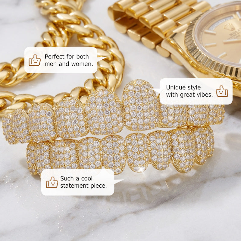 Decoratieve Grillz met Zirkonia – productafbeelding