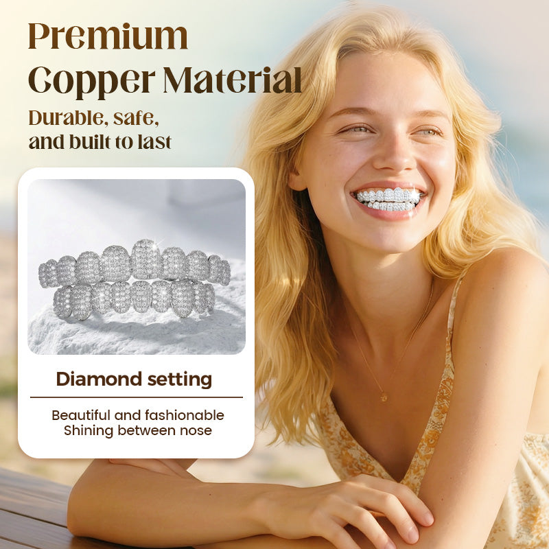 Decoratieve Grillz met Zirkonia – productafbeelding