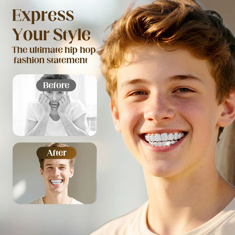 Decoratieve Grillz met Zirkonia – productafbeelding