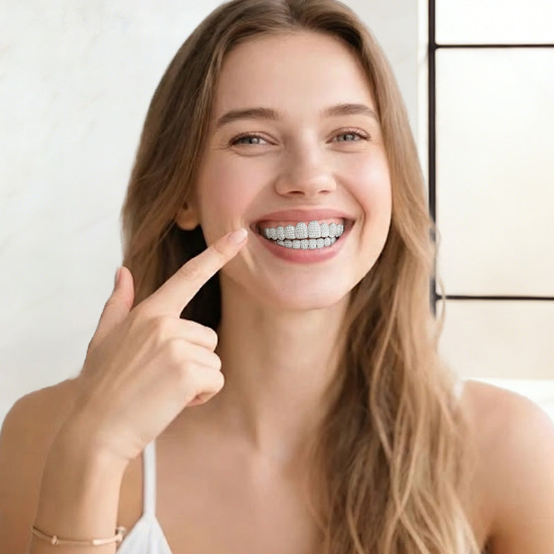 Decoratieve Grillz met Zirkonia – productafbeelding