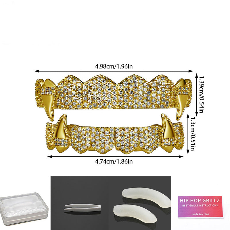 Decoratieve Grillz met Zirkonia – productafbeelding
