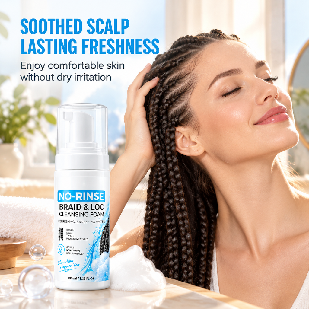 Reinigingsmousse voor Dreadlocks en Vlechten – productafbeelding