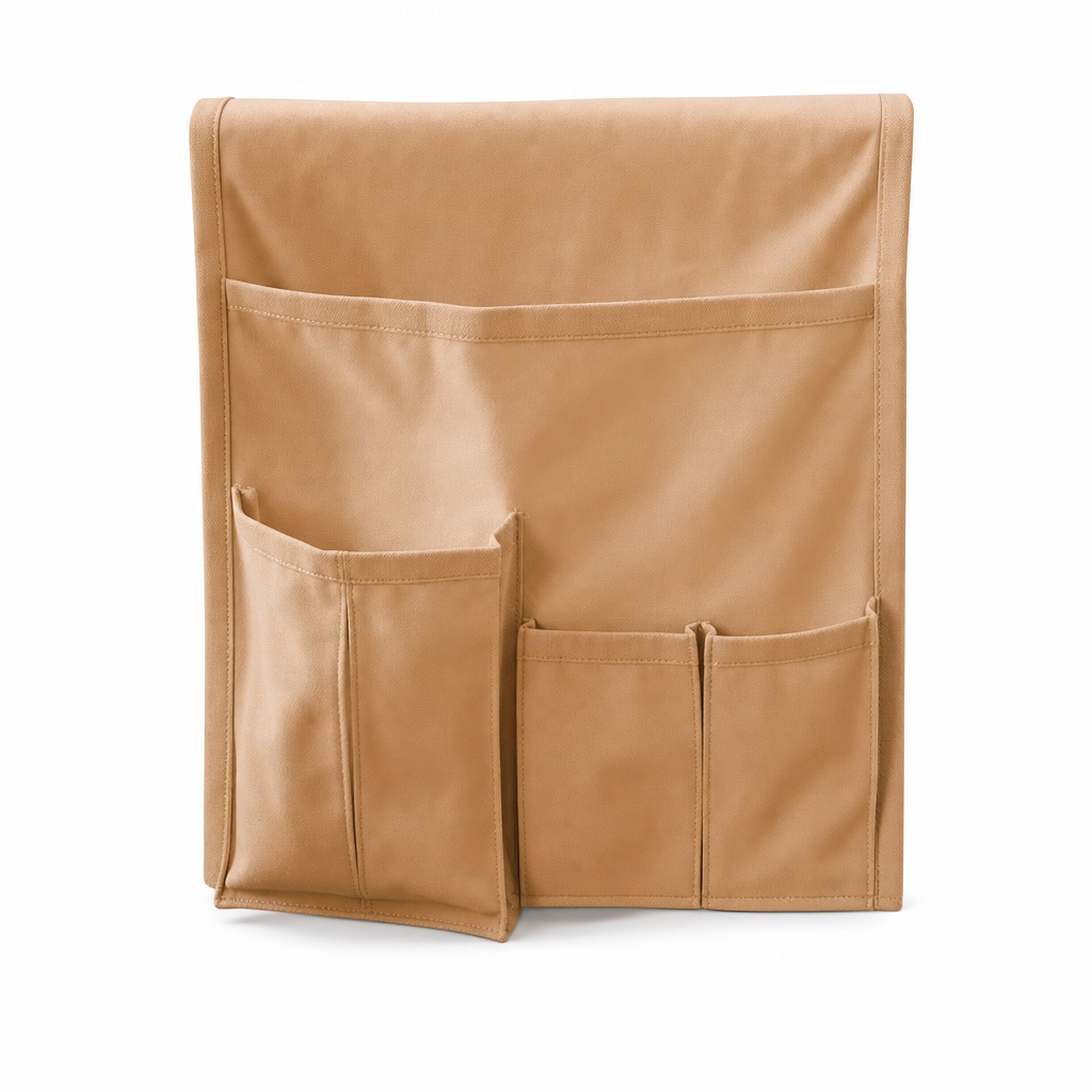 Canvas Bankorganizer met Opbergvakken – productafbeelding