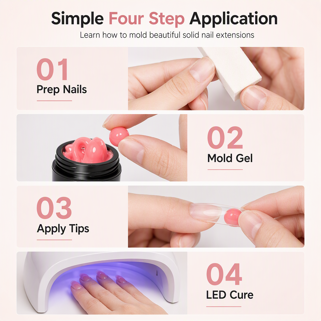 Vormbare Gel voor Nageldecoratie – productafbeelding