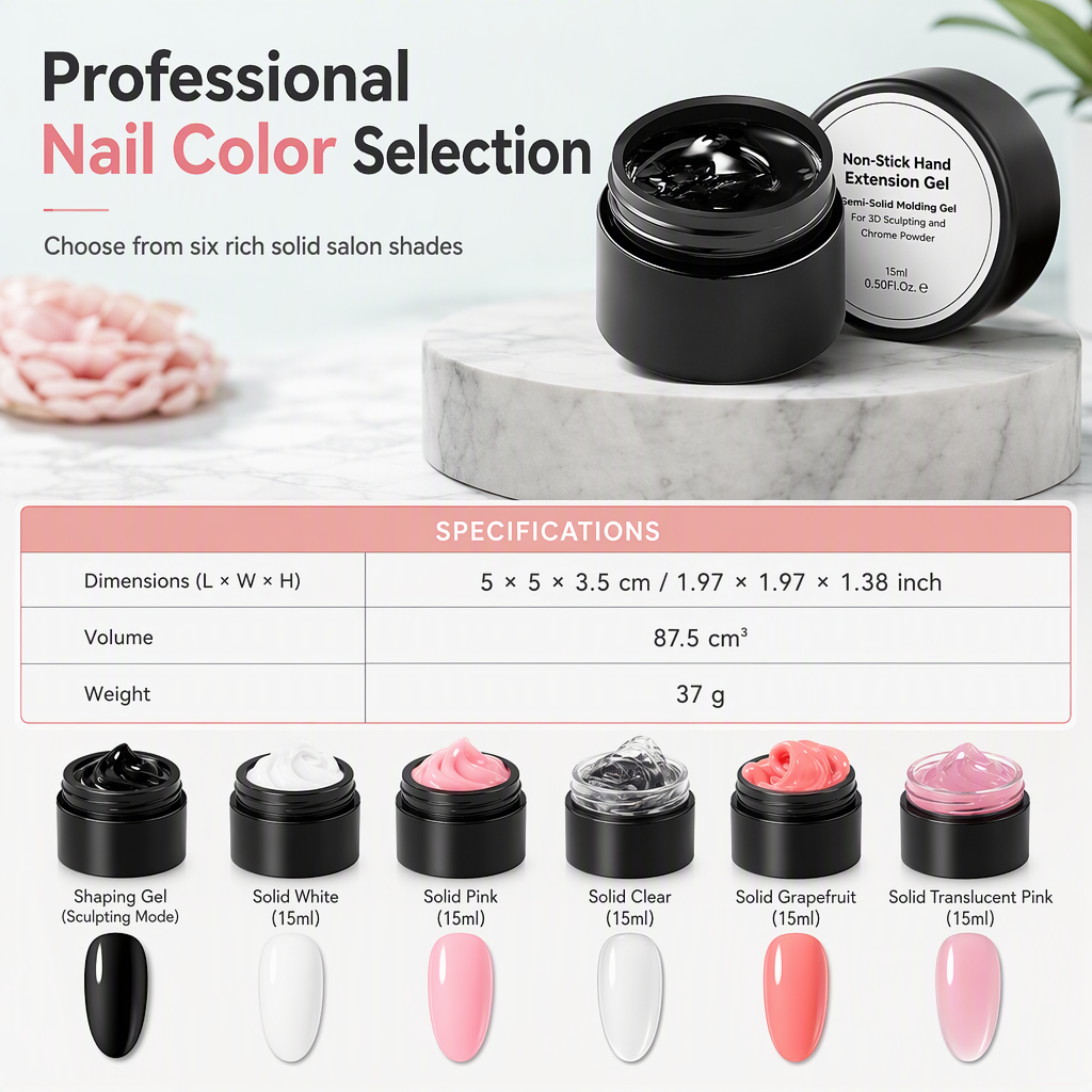 Vormbare Gel voor Nageldecoratie – productafbeelding