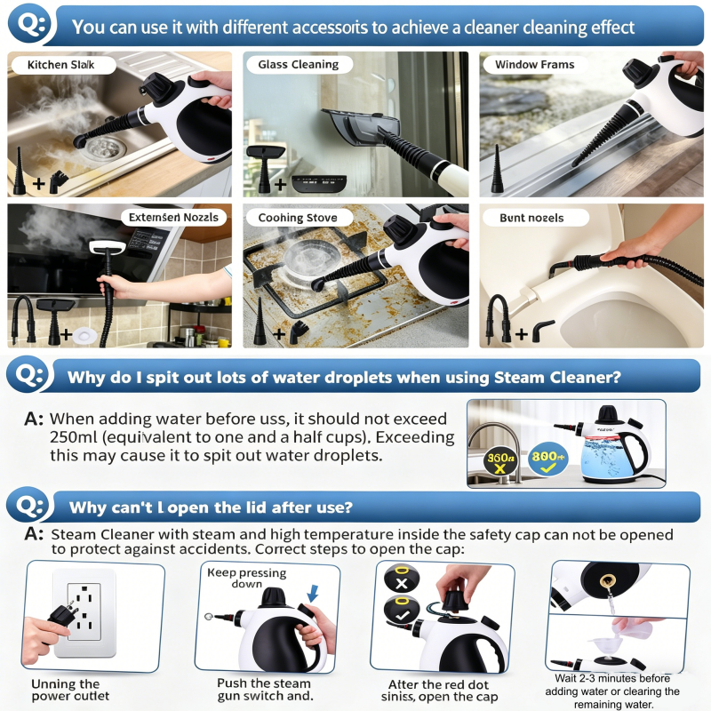 Handstoomreiniger met Accessoireset – productafbeelding